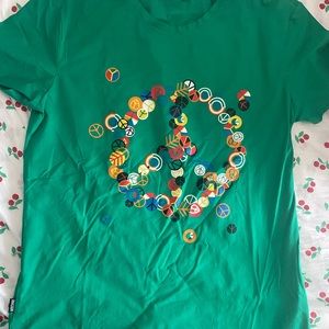 Moschino peace sign t-shirt